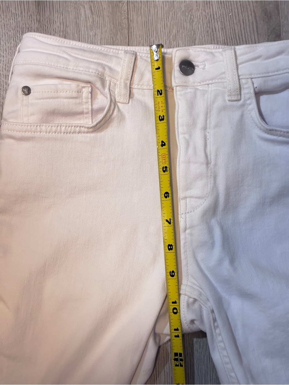 Pilcro White High-Rise Flare Jeans - Picture 9 of 9